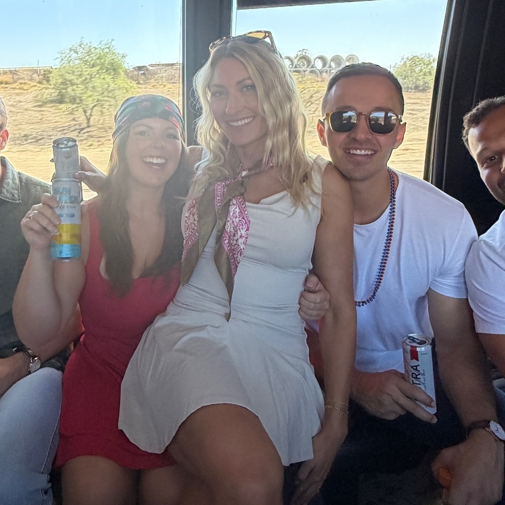 Peppermayo Cream Mini Dress